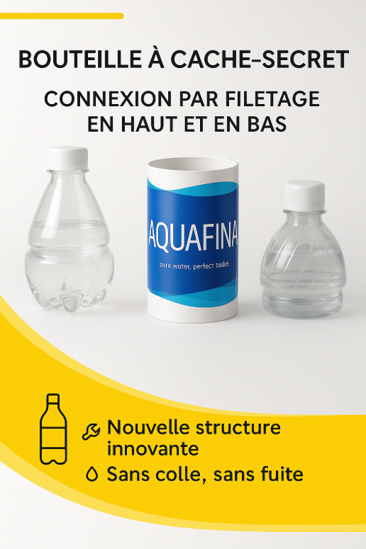 Bouteille Cachette Secrète – Modèle plastique